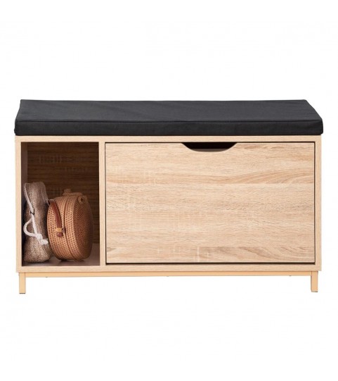 Banc range-chaussures avec coussin Kubix