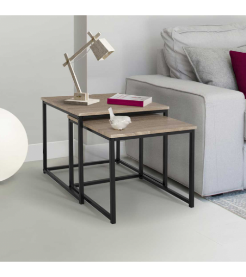tables basses gigognes style industriel