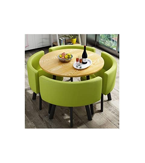 Table avec 4 chaises en acier  Cuisine | Salle à manger | Salon de thé | café | restaurant | hôtel   "Mosaic"