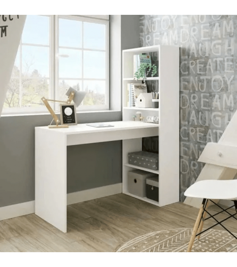 Bureau d'angles Anaïs+ 5 niches Blanc