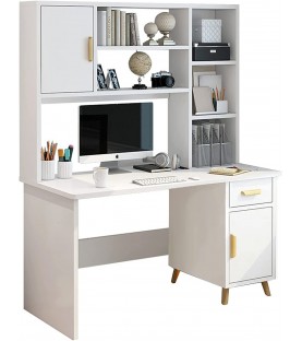 Bureau Alma avec bibliothèque