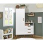 Collection chambre enfant Lit + armoire en MDF Stratifié - Palfi