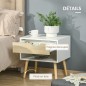 Table de chevet scandinave Monaliza Table de chevet scandinave Monaliza