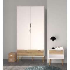 ARMOIRE 2 PORTES ET DEUX TIROIRS Monaliza