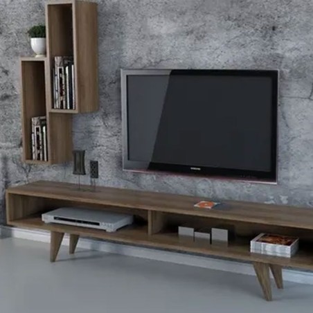 Meuble TV en panneau de particule Cary