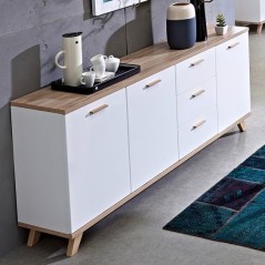 Bahut Scandinave Jaco XL: Élégance et Polyvalence pour Votre Intérieur