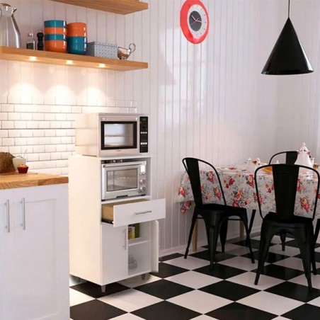 CookStation Duo – Meuble Micro-ondes & Four Tout-en-Un