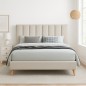 Lit Fontana avec pieds scandinave
