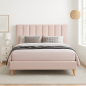 Lit Fontana avec pieds scandinave