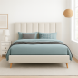 Lit Fontana avec pieds scandinave