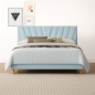 Lit Milodia: Élégance et Confort avec Revêtement Matelassé en Tissu Lit Milodia: Élégance et Confort avec Revêtement Matelassé en Tissu