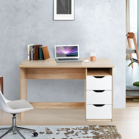 Bureau Jocande polyvalent avec rangement intégré