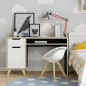 Leira - Bureau avec tiroir et placard