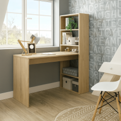 Bureau d'angles Anaïs+ 5 niches en panneau de particule