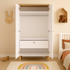 Armoire Mika : Élégance et Fonctionnalité à Votre Service