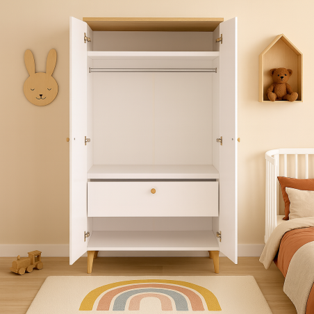 Armoire Mika : Élégance et Fonctionnalité à Votre Service