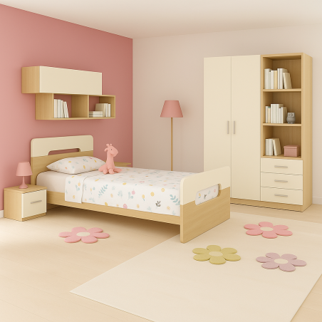 Pack chambre enfant en MDF stratifié PAPY
