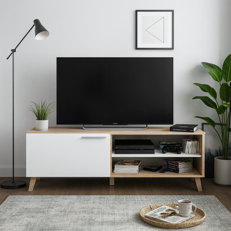 Meuble TV Mida: Style Polyvalent à Petit Prix