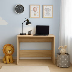 Bureau Monaco pour Enfant - H: 75 cm, L: 93 cm, P: 45 cm