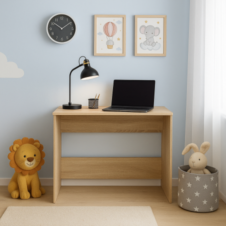 Bureau Monaco pour Enfant - H: 75 cm, L: 93 cm, P: 45 cm