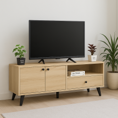 Distinguez-vous: Meuble TV NOUR 1, l'Essence de l'Élégance pour votre Salon