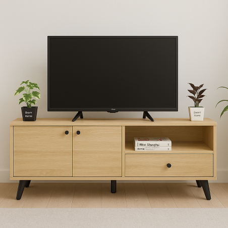 Distinguez-vous: Meuble TV NOUR 1, l'Essence de l'Élégance pour votre Salon
