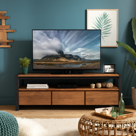 Meuble TV design industriel Darlo
