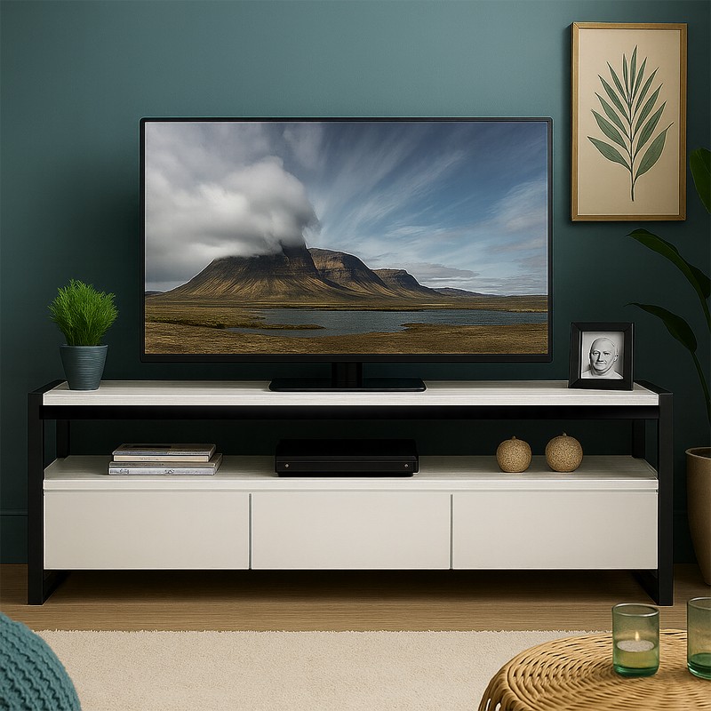 Meuble TV design industriel Darlo