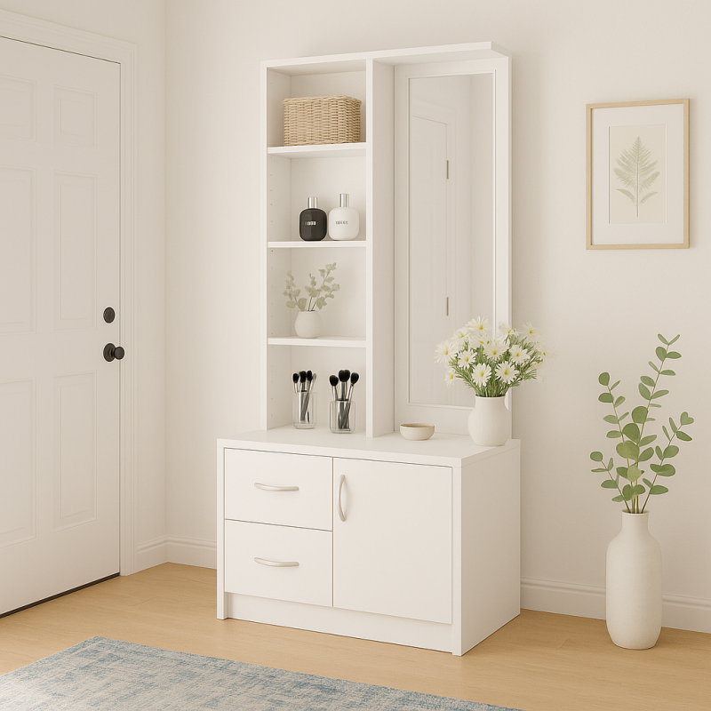 Meuble d'entrée Merveille : Élégance personnalisée avec des façades High Gloss et une palette de couleurs raffinées Meuble d'entrée Merveille : Élégance personnalisée avec des façades High Gloss et une palette de couleurs raffinées