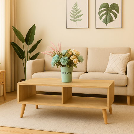 Table Basse Cary : Élégance Minimaliste pour Votre Salon