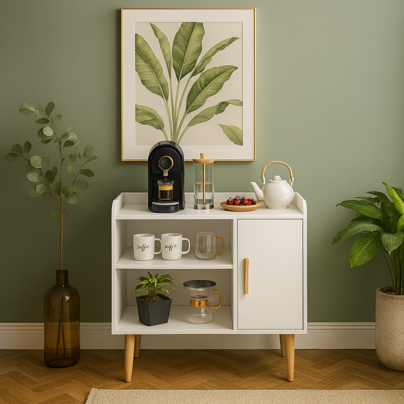 Barista : Meuble Coin Café Pratique et Polyvalent