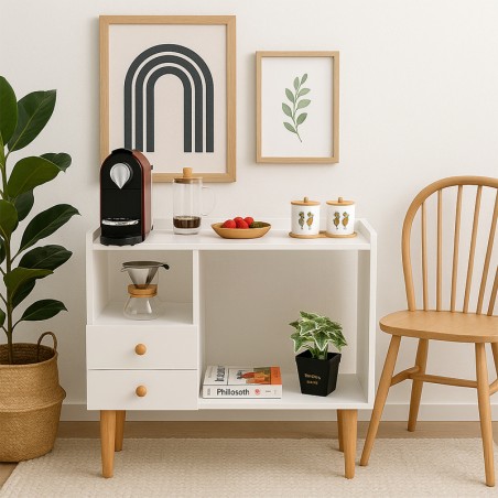 Aroma : Meuble Coin Café Pratique et Polyvalent