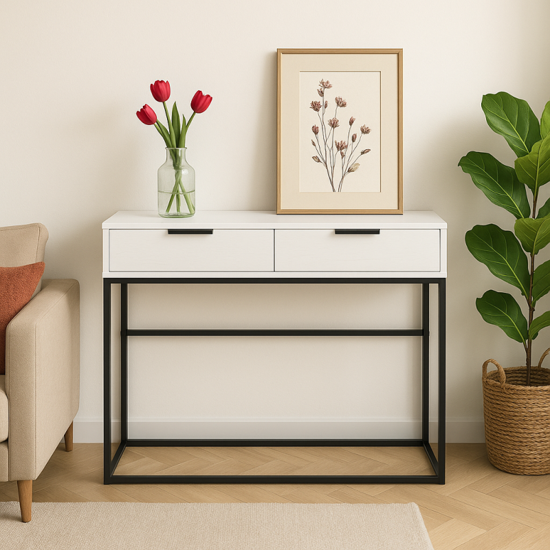 Rostar : Meuble d'Entrée Industriel pour un Style Authentique