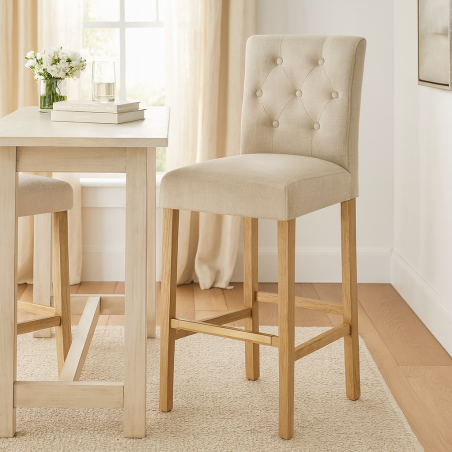 Chaise Tabouret de Bar Loska : Élégance et Confort pour Votre Espace