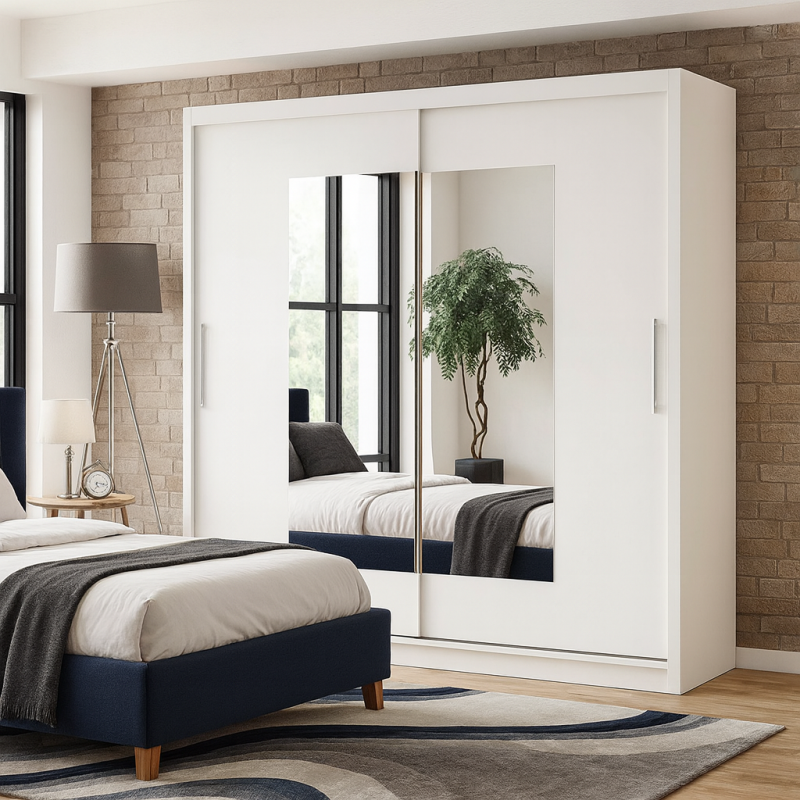 Dressing Sopa XL: Élégance et Fonctionnalité avec Deux Portes Coulissantes!