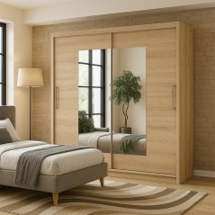 Dressing Sopa XL: Élégance et Fonctionnalité avec Deux Portes Coulissantes!