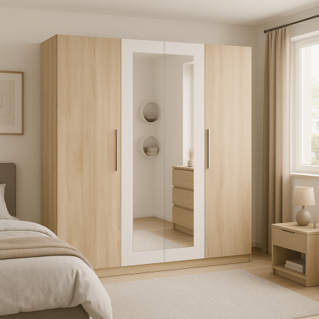 Dressing Maro: Élégance et Organisation avec Quatre Portes