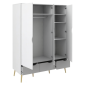 Armoire à 3 portes Monaliza : en Panneaux de Particules de Qualité Armoire à 3 portes Monaliza : en Panneaux de Particules de Qualité