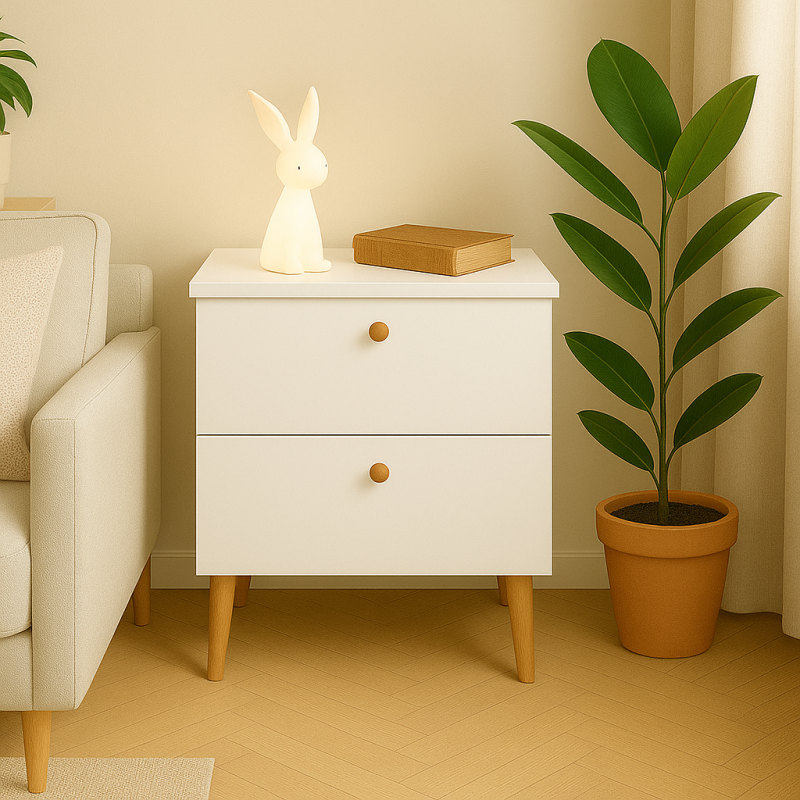 Table de Nuit Scandinave Mika en MDF Stratifié : Élégance Fonctionnelle pour Votre Chambre Table de Nuit Scandinave Mika en MDF Stratifié : Élégance Fonctionnelle pour Votre Chambre