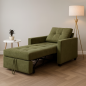 Fauteuil Convertible “Cosyflex” – 1 Place Premium - Vert olive Fauteuil Convertible “Cosyflex” – 1 Place Premium - Vert olive