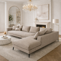 Un Grand salon d'angle XL 310x180CM Silia