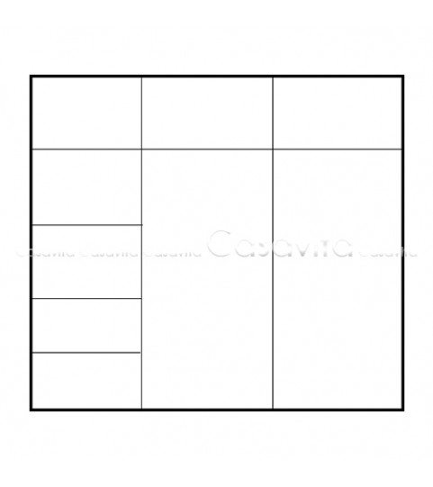 Dressing deux portes coulissante Tanit²