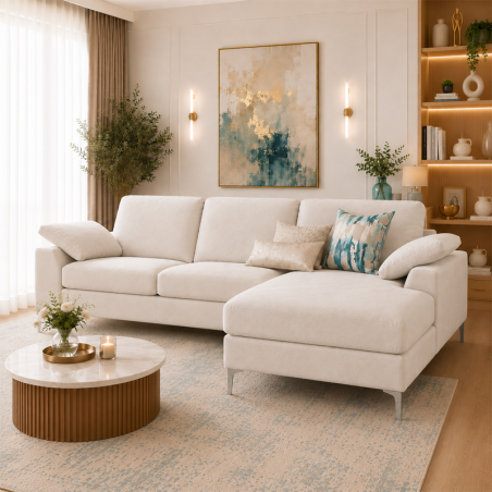 Salon d'angle Moderne 280x160CM Alberto