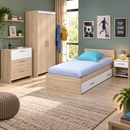 Chambre Enfant Rivallo En MDF stratifié certifié