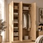 Armoire OSLO 120 cm – 3 Portes Battantes | Plusieurs Coloris au Choix