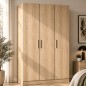 Armoire OSLO 120 cm – 3 Portes Battantes | Plusieurs Coloris au Choix