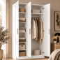 Armoire OSLO 120 cm – 3 Portes Battantes | Plusieurs Coloris au Choix Armoire OSLO 120 cm – 3 Portes Battantes | Plusieurs Coloris au Choix