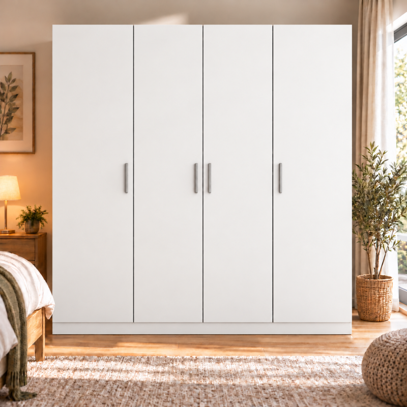 Armoire OSLO 160 cm – 4 Portes Battantes | Plusieurs Coloris au Choix Armoire OSLO 160 cm – 4 Portes Battantes | Plusieurs Coloris au Choix