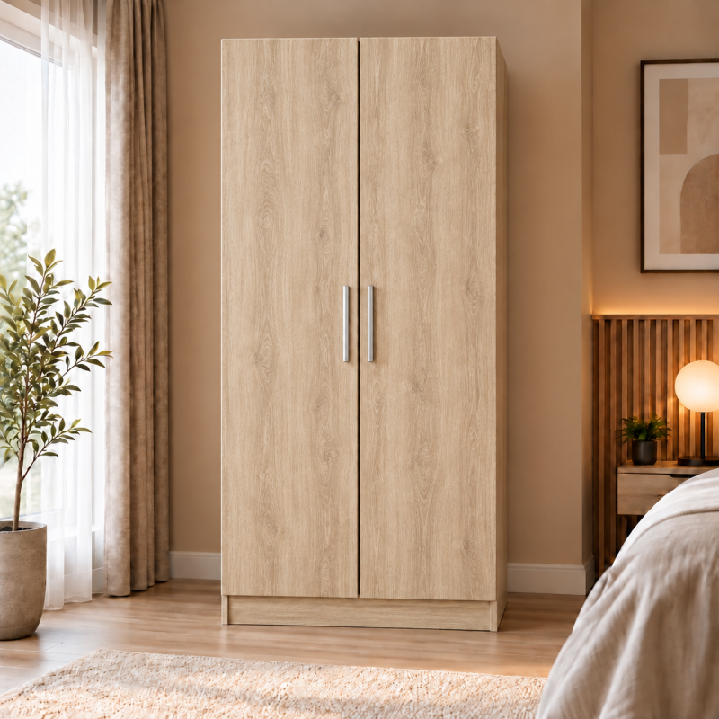 Armoire OSLO 80 cm – 2 Portes Battantes | Plusieurs Coloris au Choix Armoire OSLO 80 cm – 2 Portes Battantes | Plusieurs Coloris au Choix