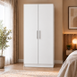 Armoire OSLO 80 cm – 2 Portes Battantes | Plusieurs Coloris au Choix Armoire OSLO 80 cm – 2 Portes Battantes | Plusieurs Coloris au Choix